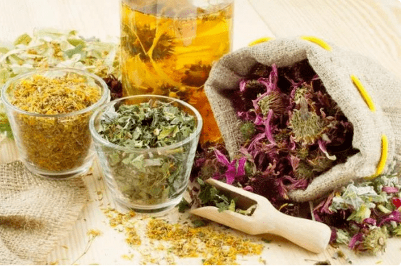 Herbs with prostatitis